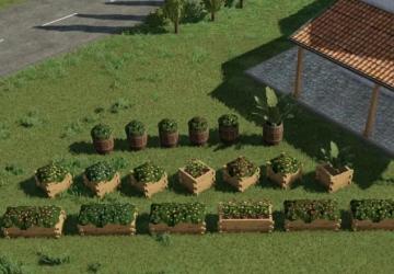 Мод Flowers Deco Pack версия 1.0 для Farming Simulator 2022