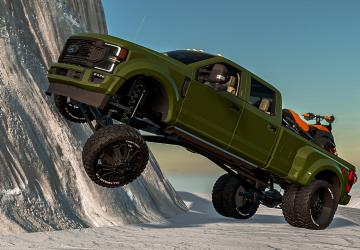 Мод Ford F450 CrewCab Platinum DRW 2020 версия 1.1.0.0 для Farming Simulator 2022 (v1.13.x)