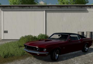 Мод Ford Mustang 1969 версия 2.0.0.0 для Farming Simulator 2022 (v1.6x)