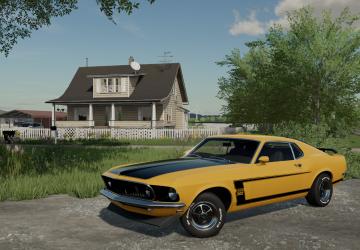 Мод Ford Mustang 1969 версия 2.0.0.0 для Farming Simulator 2022 (v1.6x)