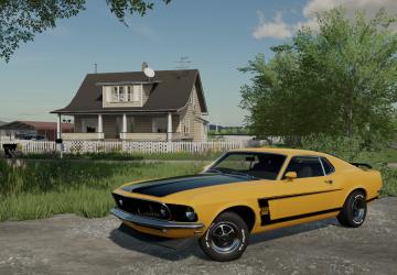 Мод Ford Mustang 1969 версия 1.0.0.0 для Farming Simulator 2022 (v1.6x)
