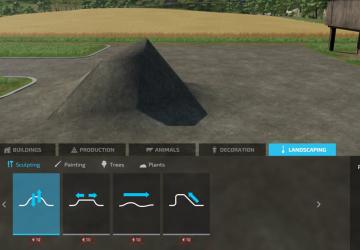Мод Free Landscaping Tools версия 1.0.0.0 для Farming Simulator 2022