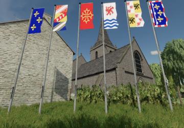 Мод French Regions Flags Pack версия 3.0.0.0 для Farming Simulator 2022