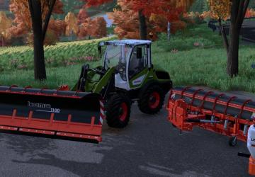 Мод Front loader snow plow Bema 1100 версия 1.0.0.0 для Farming Simulator 2022