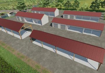Мод Garages and sheds версия 1.0.0.0 для Farming Simulator 2022
