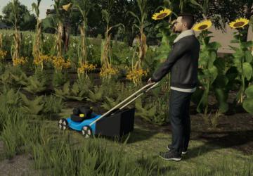 Мод Hand Lawn Mower версия 1.0.2.0 для Farming Simulator 2022