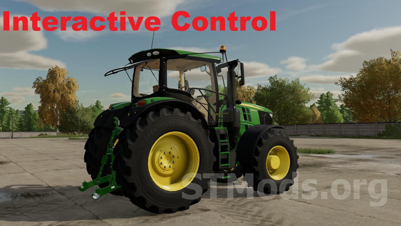 Скачать мод Interactive Control версия 1.2.0.0 для Farming Simulator 2022  (v1.13.x)