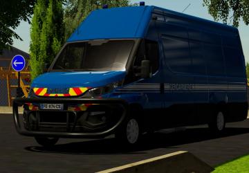 Мод Iveco Daily Gendarmerie версия 1.0.0.0 для Farming Simulator 2022