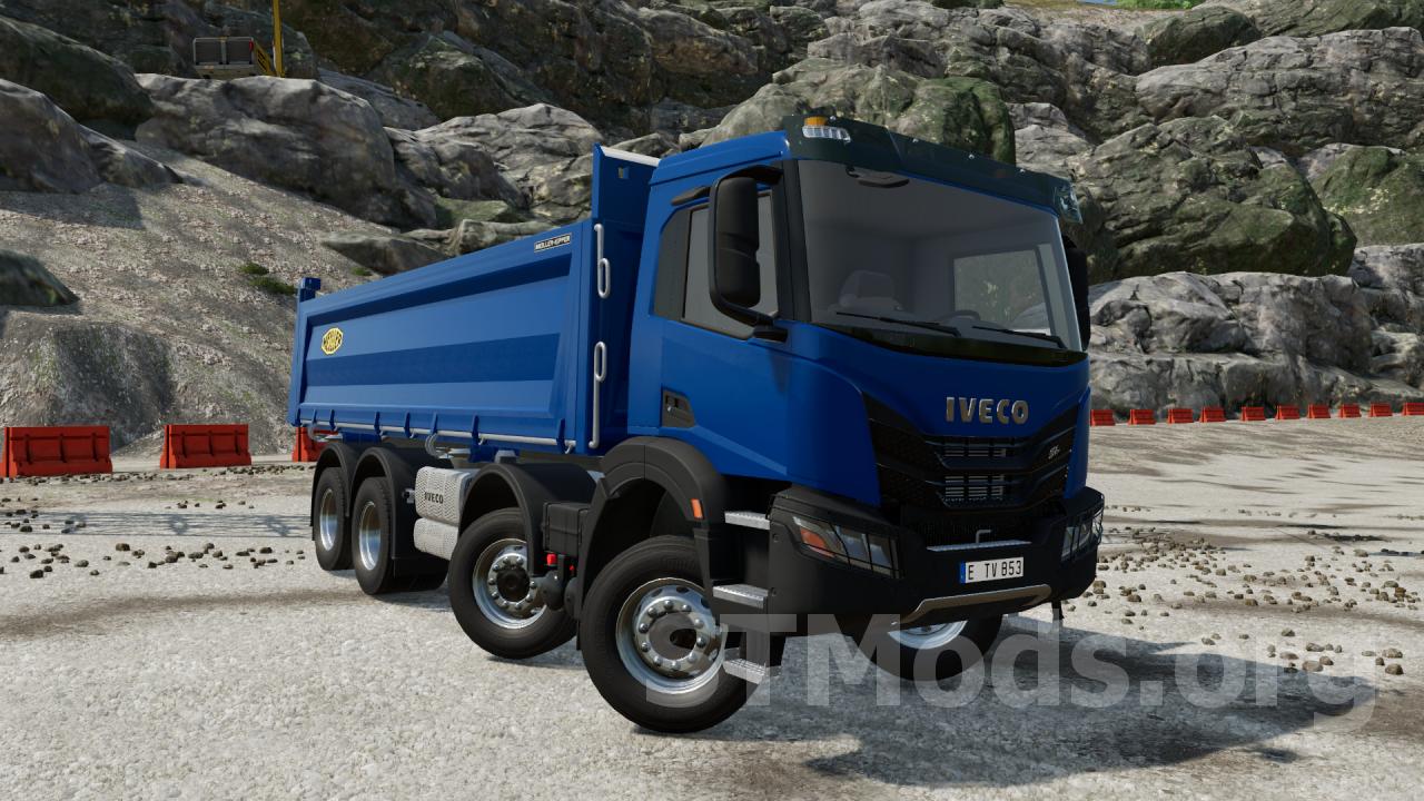 Скачать мод Iveco X Way 8x8 Meiller Kipper версия 1020 для Farming Simulator 2022 V16x 8948