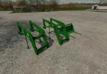 Мод John Deere 148 And 158 Front Loaders версия 1.0.0.0 для Farming Simulator 2022