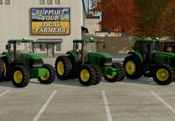 Мод John Deere 6J версия 1.0.0.0 для Farming Simulator 2022