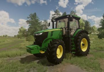 Мод John Deere 7R Series 2011 версия 1.0.0.0 для Farming Simulator 2022 (v1.8x)