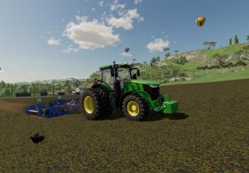 Мод John Deere 7R Series 2018 версия 1.0.0.0 для Farming Simulator 2022