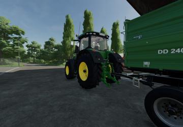 Мод John Deere 7R Series 2018 версия 1.0.0.0 для Farming Simulator 2022