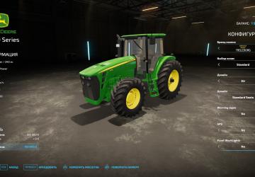 Мод John Deere 8030 Series версия 1.0.0.0 для Farming Simulator 2022 (v1.1x)