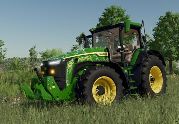 Мод John Deere 8R версия 1.0.0.0 для Farming Simulator 2022 (v1.13.x)