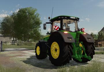 Мод John Deere 8R Series 2014-2019 версия 1.0.0.0 для Farming Simulator 2022 (v1.8x)