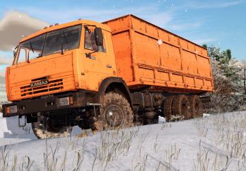 Мод КамАЗ-65111N/53228 версия 1.0.0.1 для Farming Simulator 2022 (v1.8x)