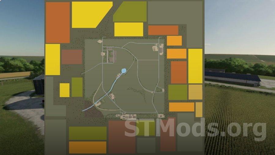 Карта «Iowa Plains View» версия 1.0.0.3 для Farming Simulator 2022 Karta_iowa_plains_view_by_celobuki_for_fs22_img5