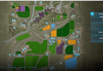 Карта «USA Map Plus» версия 1.3 для Farming Simulator 2022