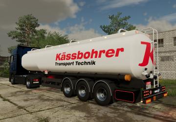 Мод Kassbohrer Fuel Tank Trailer версия 1.0.0.0 для Farming Simulator 2022 (v1.5x)