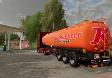 Мод Kassbohrer Fuel Tank Trailer версия 1.0.0.0 для Farming Simulator 2022 (v1.5x)