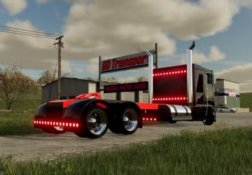 Мод Kenworth K100 Flat Top версия 1.0.0.0 для Farming Simulator 2022