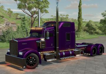 Мод Kenworth W900 Custom версия 2.0.0.0 для Farming Simulator 2022 (v1.2x)