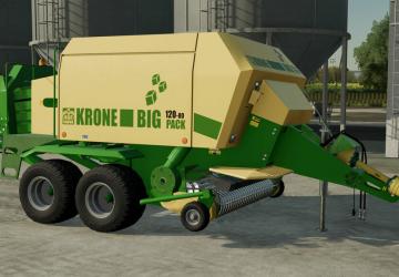 Мод Krone Big Pack 120-80 версия 1.0.0.0 для Farming Simulator 2022