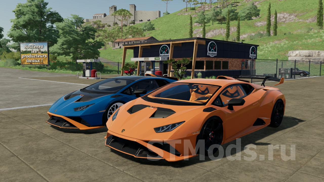 Скачать мод Lamborghini Huracan Sto версия 1000 для Farming Simulator 2022 V12x 7046