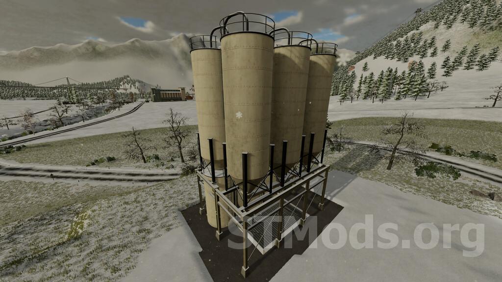 Скачать мод Large Multifruit Grain Silo версия 1100 для Farming Simulator 2022 7942