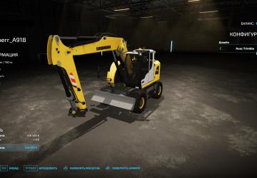 Мод Liebherr 918C + Tool версия 1.0 для Farming Simulator 2022