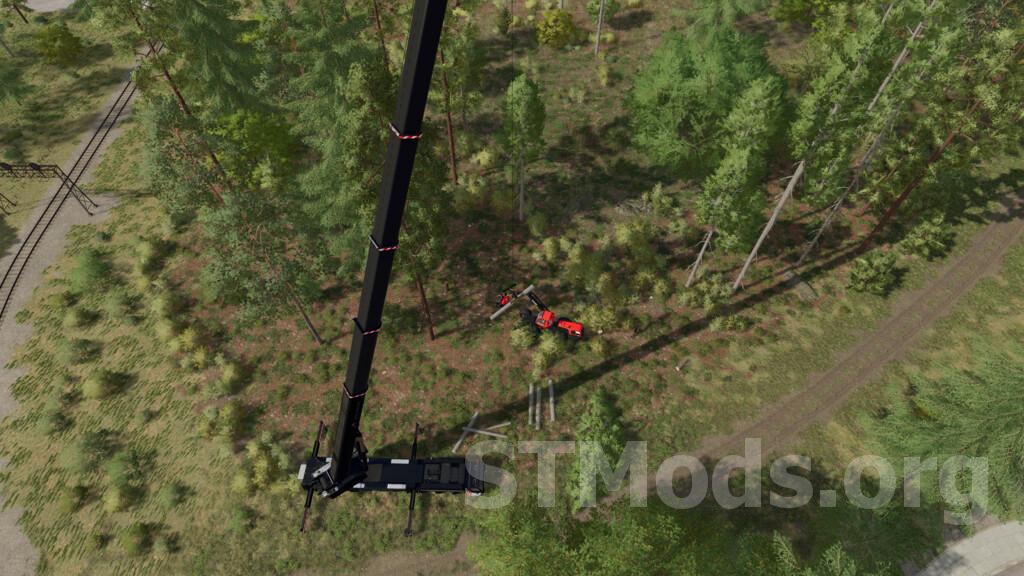 Liebherr LTM1450 Mobile Crane версия 1.1.0.0 для Farming Simulator 2022 thumbnail 6
