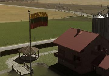 Мод Lithuanian flag версия 1.0.0.0 для Farming Simulator 2022