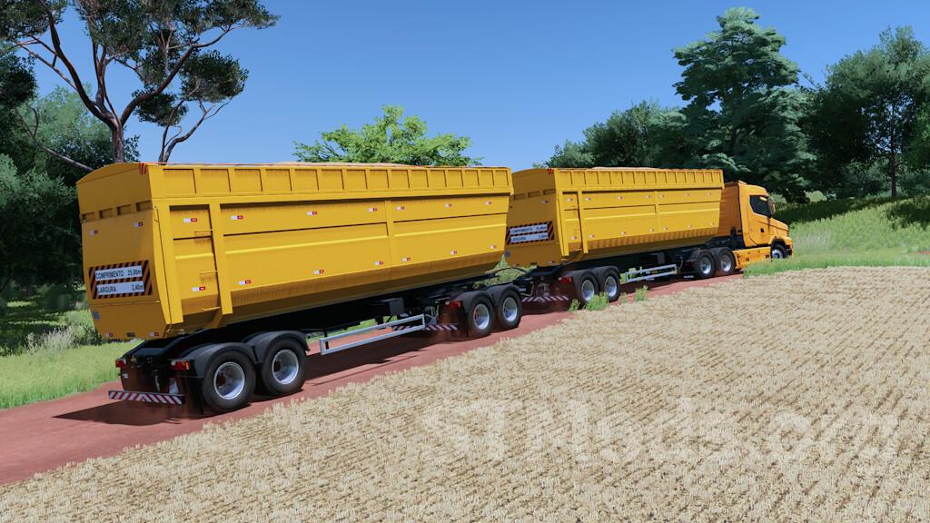 Скачать мод Lizard Dumper Roadtrain версия 1001 для Farming Simulator 2022 7576