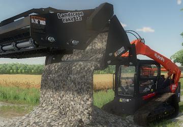 Мод Lizard Landscape Rake For Skid Steer версия 1.0.0.0 для Farming Simulator 2022