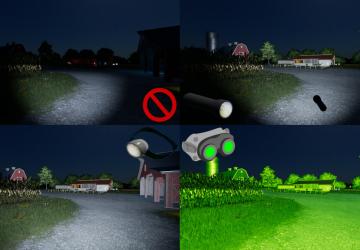 Мод Lizard Personal Lighting версия 1.0.0.0 для Farming Simulator 2022
