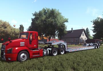 Мод Lowboy Trailer 1978 версия 2.0.0.0 для Farming Simulator 2022 (v1.14.x)
