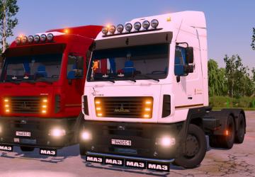 Мод МАЗ-6430Е8/5440С5 версия 1.1 для Farming Simulator 2022