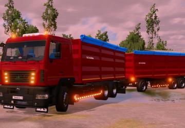 Мод МАЗ-6501A8 Колос версия 1.1 для Farming Simulator 2022