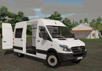 Мод MB Sprinter 3x Palletautoload версия 1.1.0.0 для Farming Simulator 2022 (v1.3x)