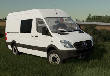 Мод MB Sprinter 3x Palletautoload версия 1.4.1.0 для Farming Simulator 2022 (v1.14.x)