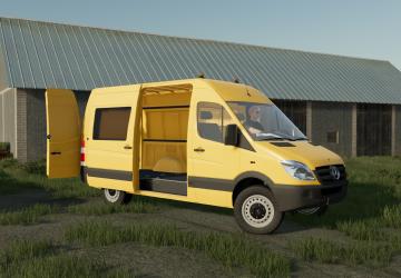 Мод MB Sprinter 3x Palletautoload версия 1.4.1.0 для Farming Simulator 2022 (v1.14.x)