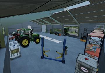 Мод Medium Metal Machine Hall версия 1.0.0.0 для Farming Simulator 2022