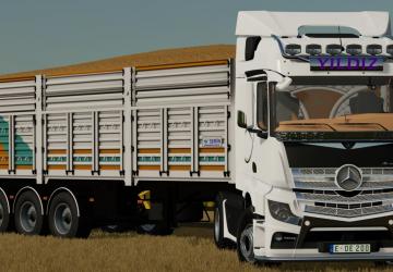 Мод Mercedes Actros 1845 версия 1.0.0.0 для Farming Simulator 2022