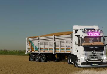 Мод Mercedes Actros 1845 версия 1.0.0.0 для Farming Simulator 2022