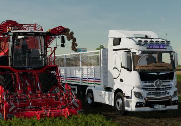 Мод Mercedes Actros 1845 версия 1.0.0.0 для Farming Simulator 2022