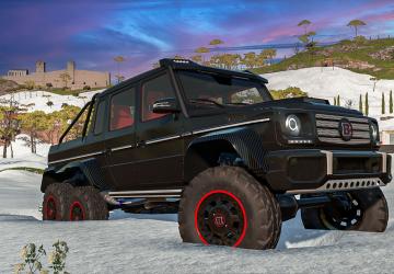 Мод Mercedes-Benz Brabus B63S-700 6X6 версия 1.1.0.0 для Farming Simulator 2022 (v1.8x)