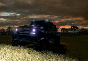 Мод Mercedes-Benz Brabus B63S-700 6X6 версия 1.1.0.0 для Farming Simulator 2022 (v1.8x)