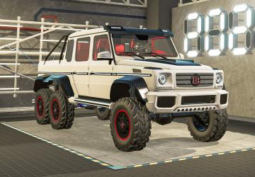 Мод Mercedes-Benz Brabus B63S-700 6X6 версия 1.1.0.0 для Farming Simulator 2022 (v1.8x)